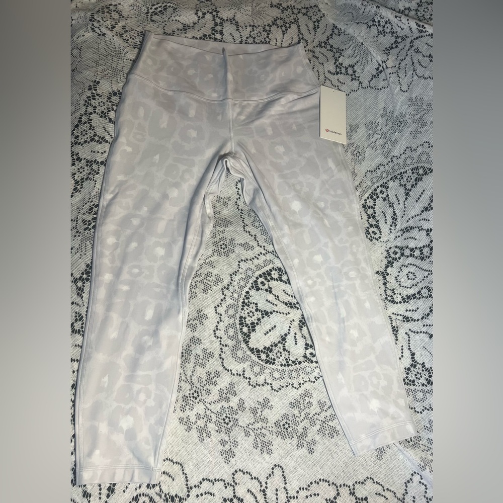 Lululemon Athletica White Patterned Pants